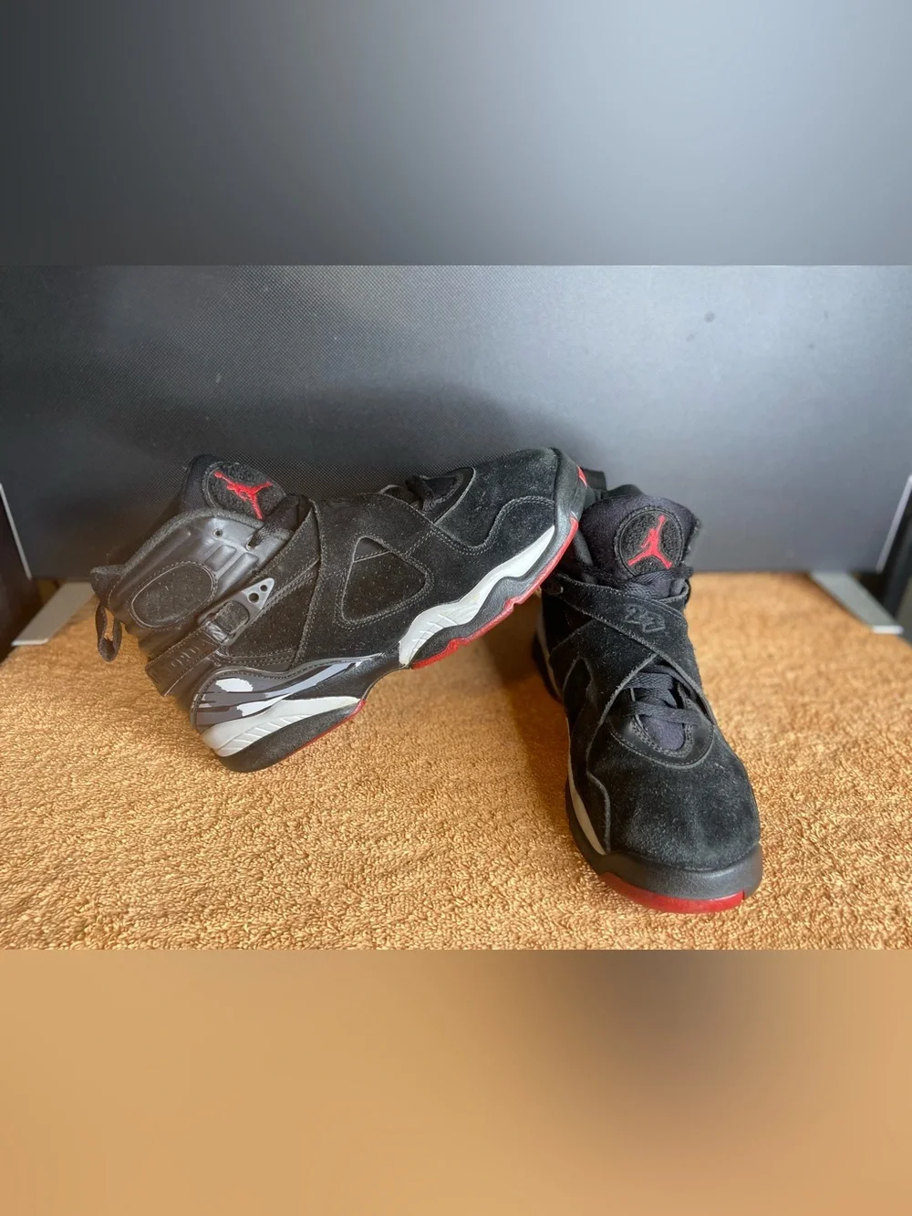 Nike Air Jordan 8 VIII Retro Playoff 2013 Black Size 6 1/2 Sneakers 305381-061